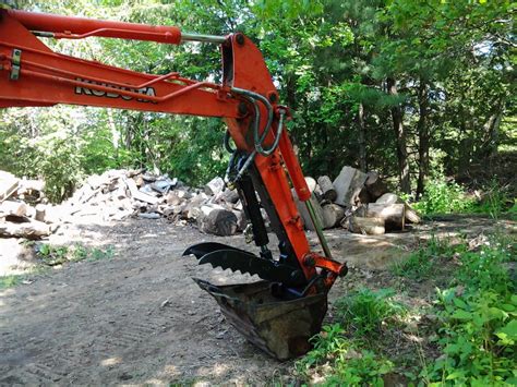 hydraulic thumb for kubota mini excavator|mini excavator with hydraulic thumb.